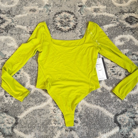 Lululemon Nulu Long Sleeve Square Neck Bodysuit - Picture 1 of 10